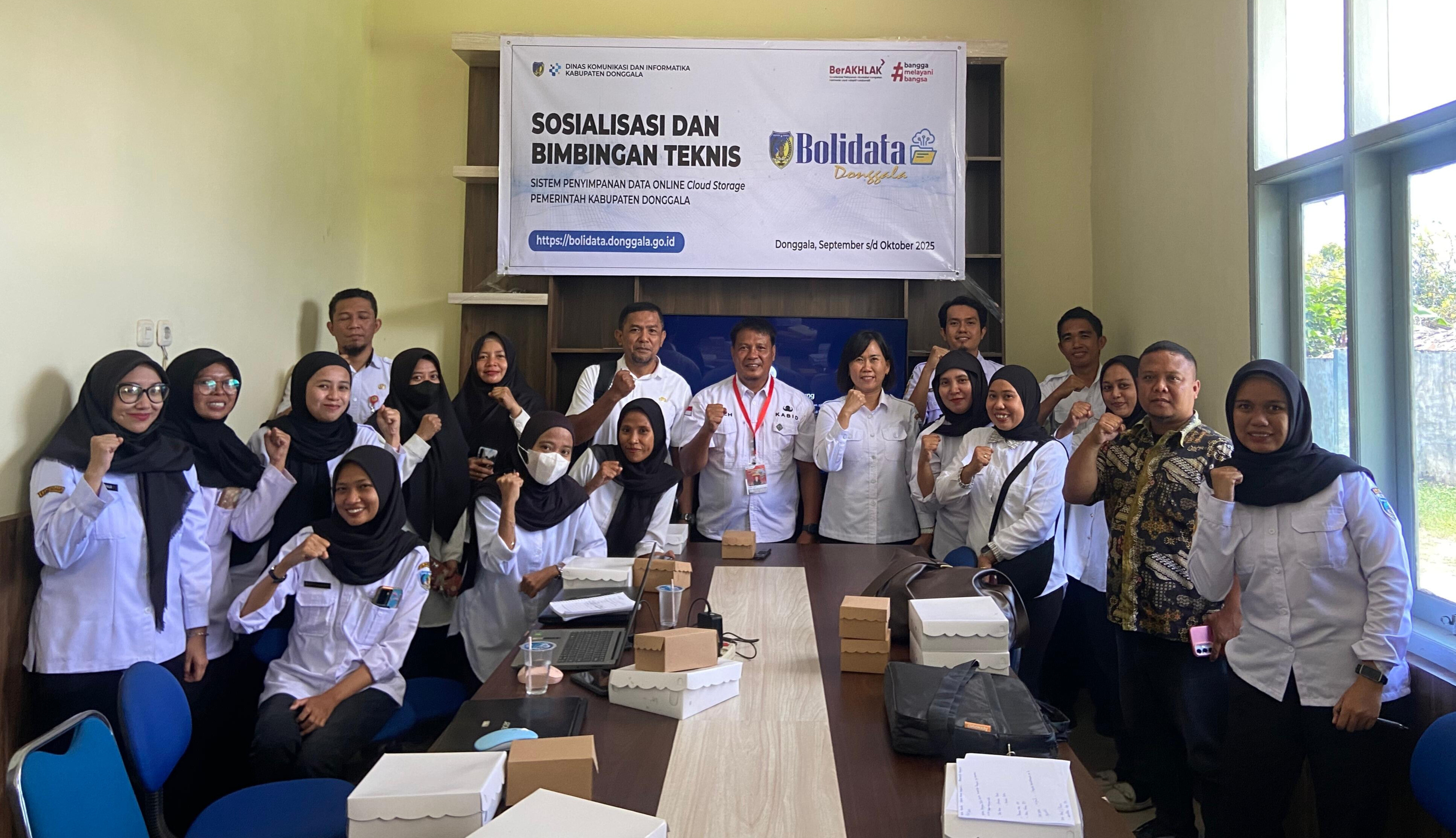 (10/10/2025) Pemkab Donggala Perkuat Tata Kelola Data Daerah Lewat Boli Data