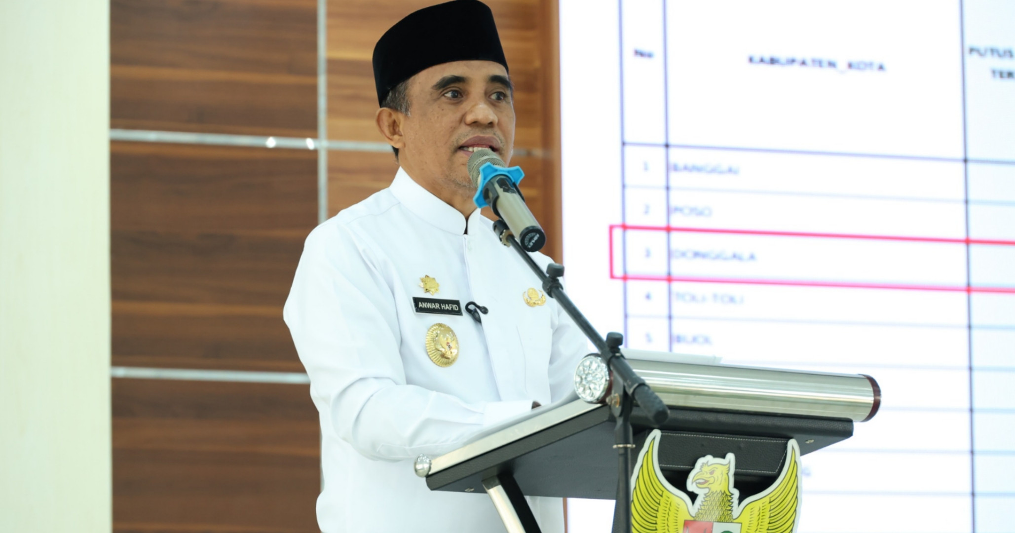 (27/02/2026) Indikator Makro Donggala Membaik, Gubernur Sulteng Tekankan 9 Berani